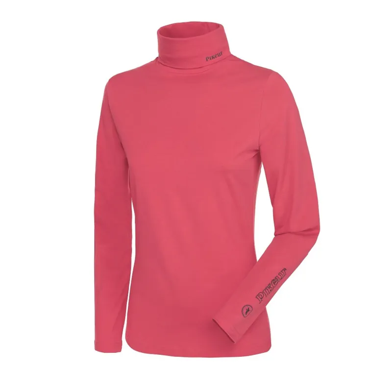 Pikeur Sina Ladies Polo Neck Top  - Purple 